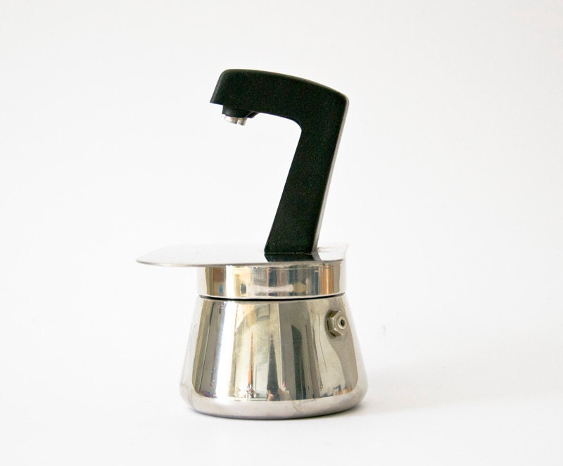 Vintage Italian coffee maker Stovetop Luxa 2 cups