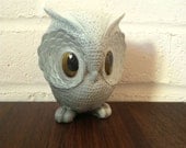 Vintage White Owl Figurine