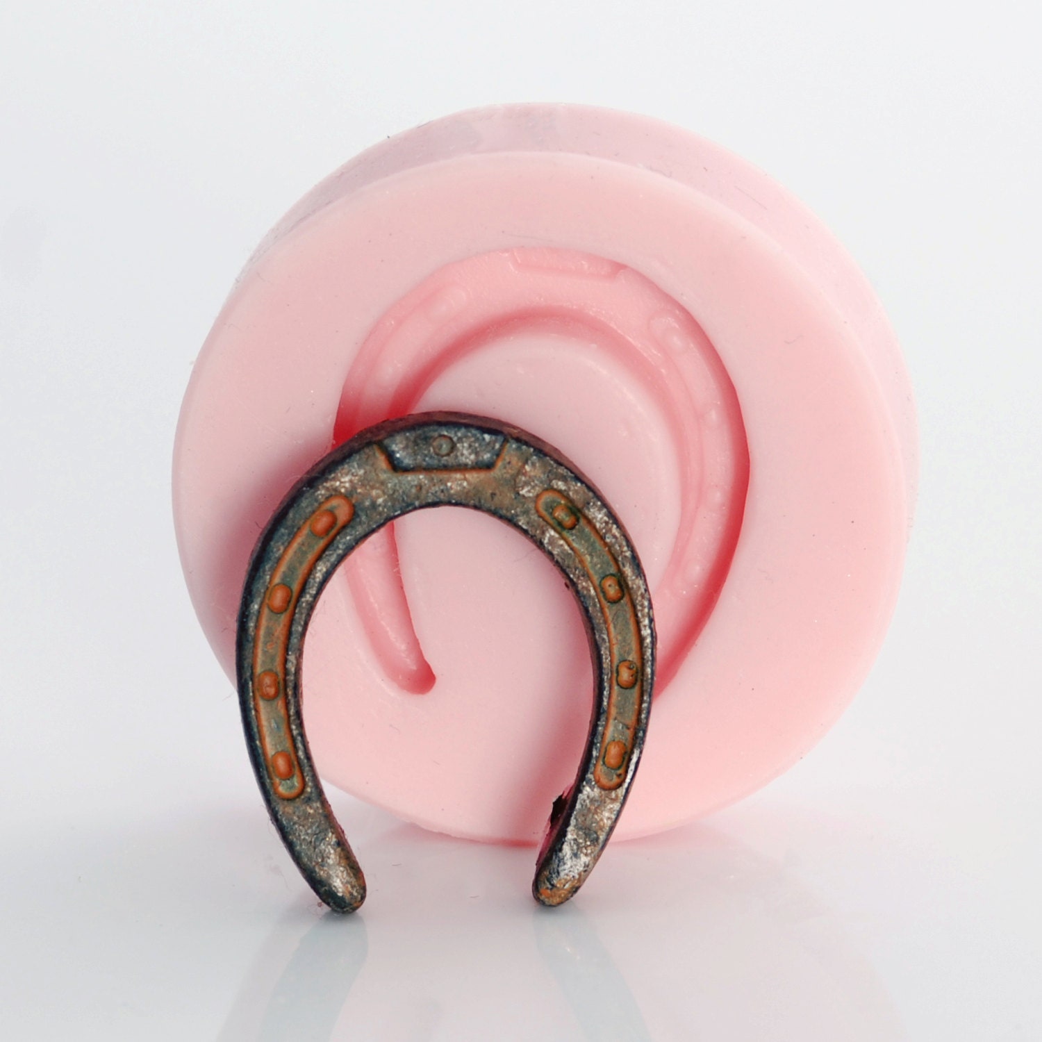 Silicone horse shoe mold - fondant horse shoe mold - candy horseshoe mold - western cake decorating mold
