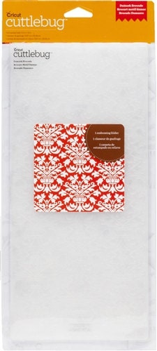 CUTTLEBUg - "DAMASK BROCADE "   NeW  5" x 12" Embossing  Folder - Also Works in SIzzix, Vagabond etc -New in pkg