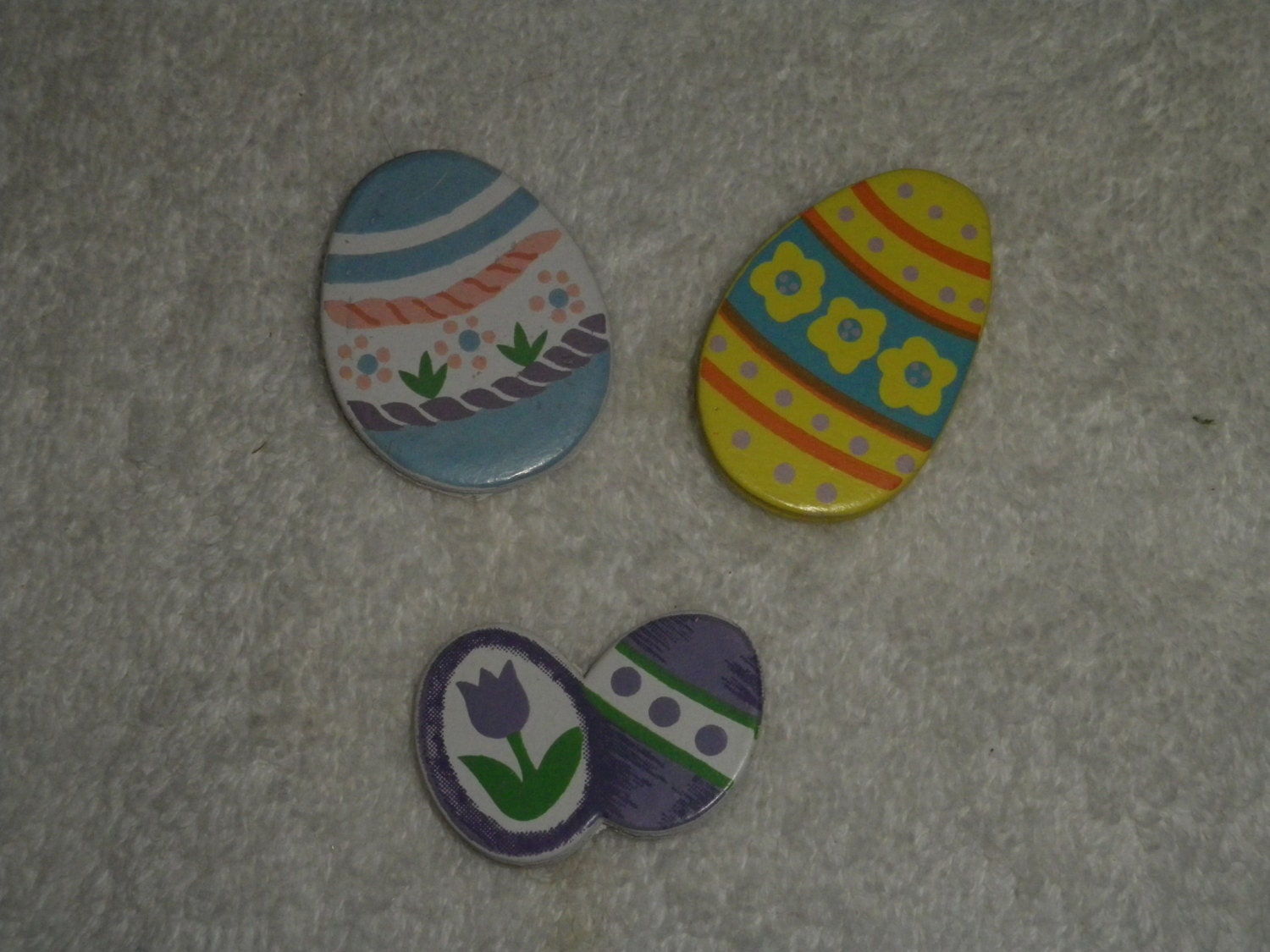Chip Board Easter Egg Magnets