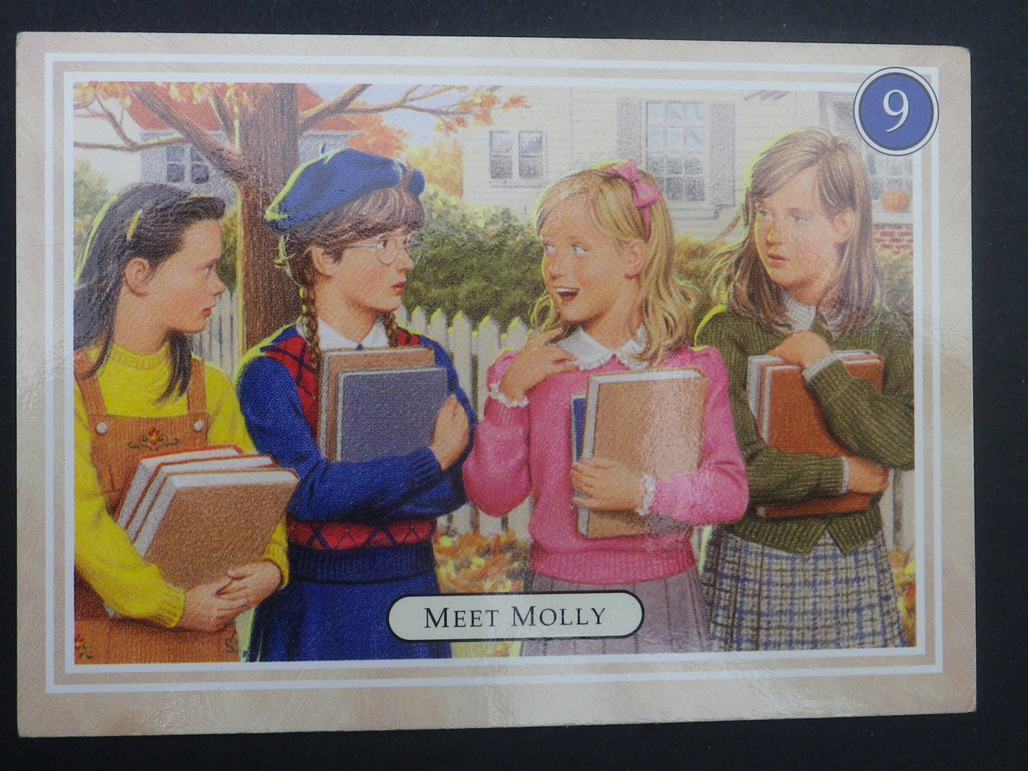 Card 9 Meet Molly Vintage American Girl Trading Card The American Girls Collection