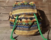 Geometric Floral Bookbag