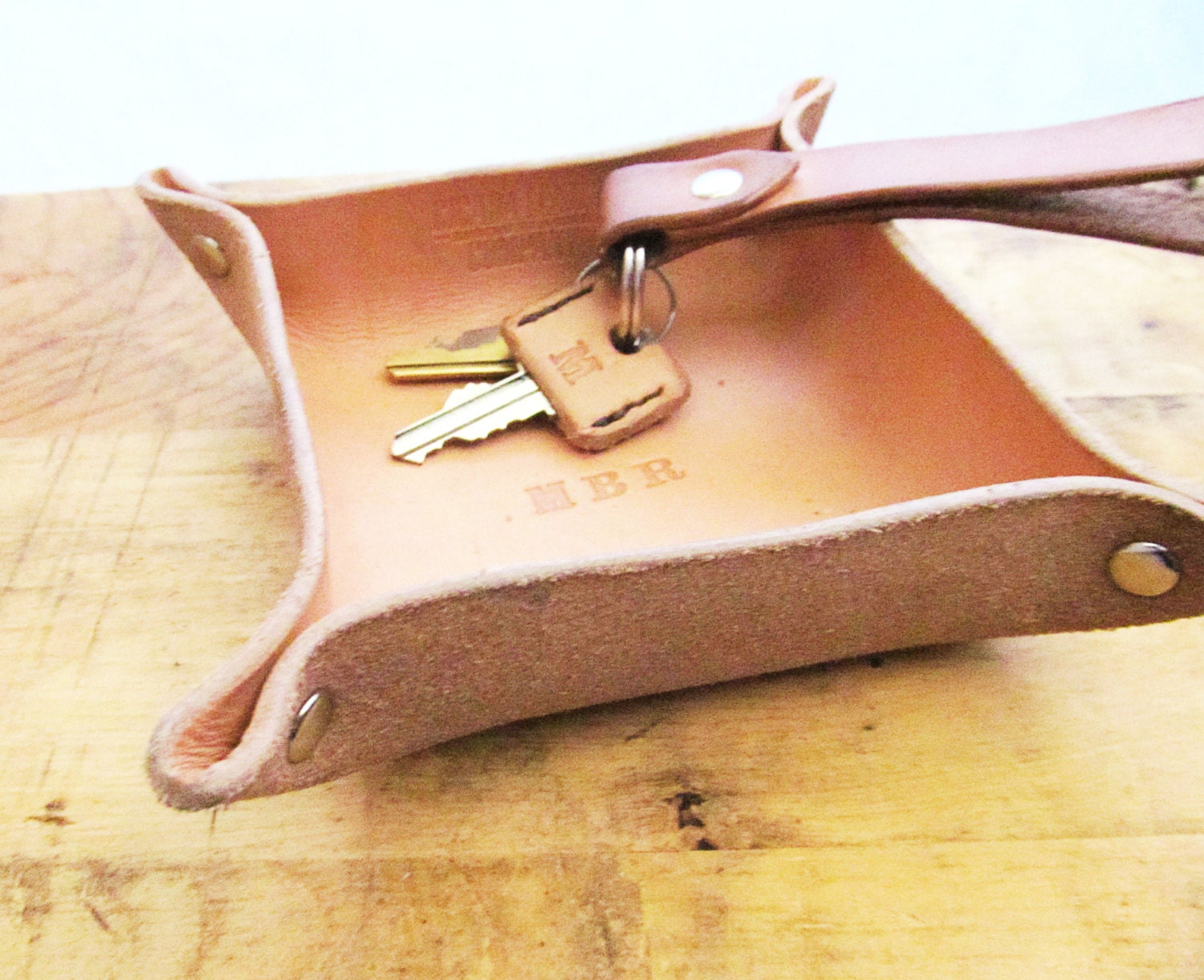 Leather Key Set / Valet Tray / Keychain / Key Covers / Free Monogramming