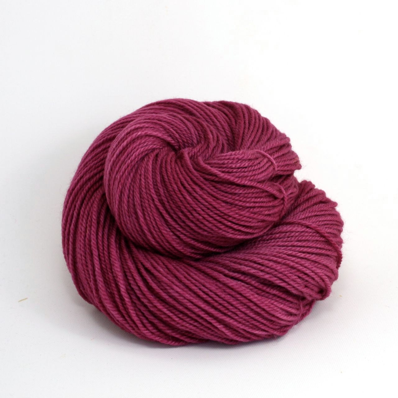 Zeta - Hand Dyed Polwarth Wool and Silk DK Sport Yarn - Colorway: Elderberry