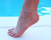 Together Forever Anklet - Swarovsiki clear crystals- Tiffany and co inspired