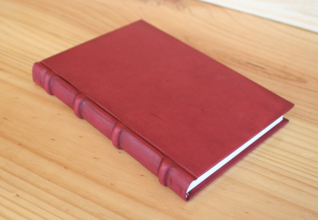 Maroon Australian Kangaroo Leather - Journal, notebook, sketchbook, memory Book, guestbook - Ready to ship