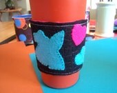 Coffee and Tea cozies made of felt...wrapped around your daily pick me up...