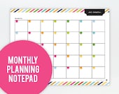 Monthly Planning Notepad