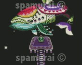 Legend of Zelda: Links Awakening - Windfish Outro - Cross Stitch Pattern/Chart