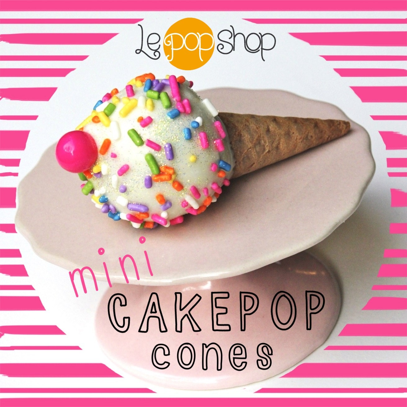 Cake Pop Cones- 12