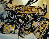 Vera Bradley Yellow Bird 4-Piece Handbag Set