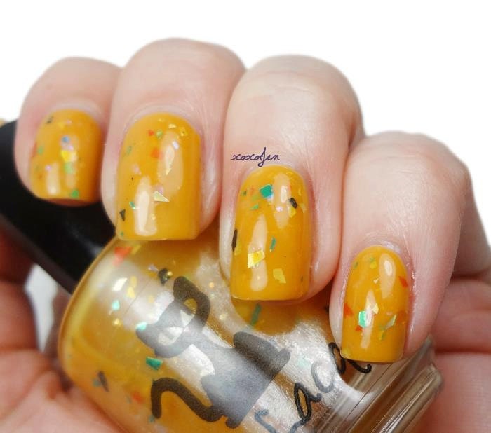 Crazy Random Happenstance - Custom Glitter Nail Polish / Lacquer Full Size