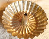 Cute Antique Tin Mold-Fluted Edge