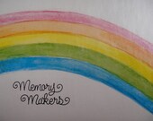 Vintage Photo Album, Hallmark 1973, Rainbows and Bunnies