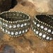 Rhinestone Cowgirl....Antique Gold and Crystal Cuff