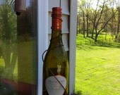 Wine Bottle Bird Feeded