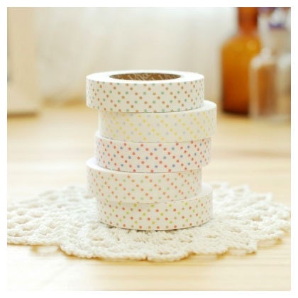 Adhesive Deco Ahn dot 1.5 fabric tape by Dailylike