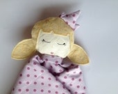 Sleeping Beauty Princess, Lovie, Security blanket personalized gift girls newborns