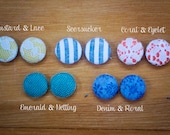 fabric post earrings