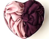 2 Infinity Scarves Plum and Powder Pink Pashmina- For Him & For Her-Valentine Fashion-Circle Scarf