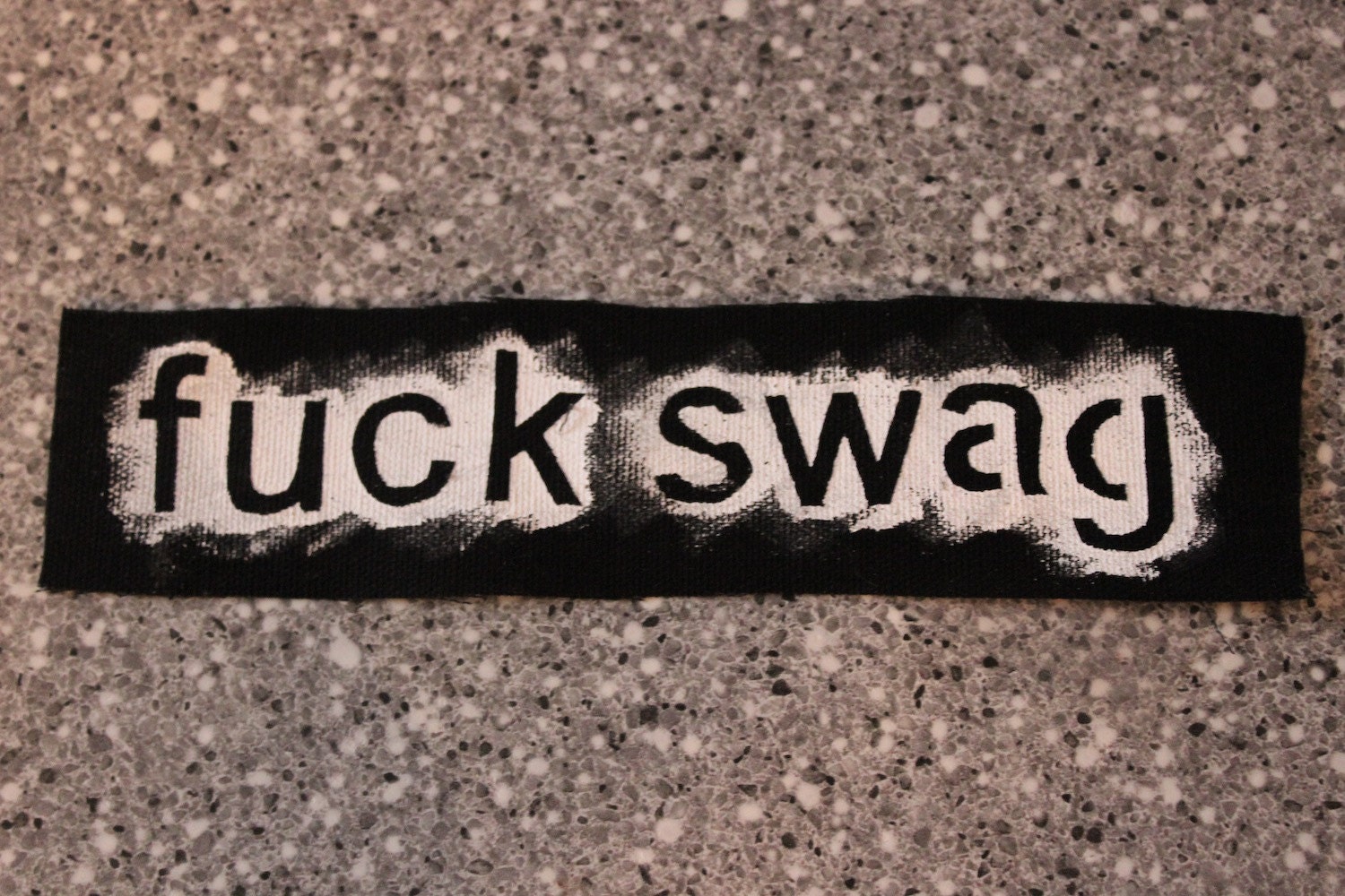 Black "Fuck Swag" Patch