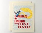 First Mate Congratulations Wedding Card
