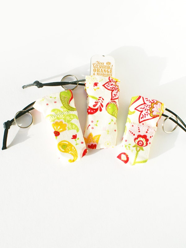 Orange and Mandarin Lip Balm and Paisley Holder