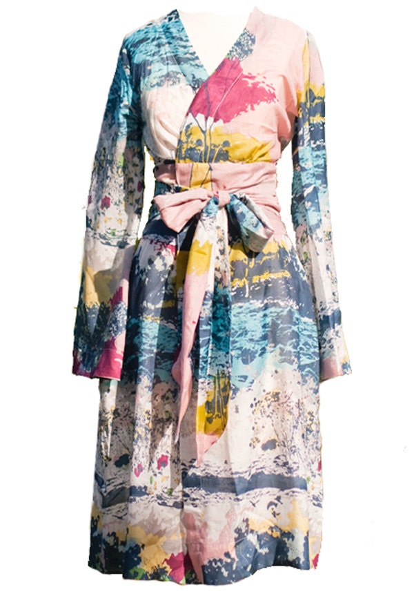 Kimono Robe in Strata - size large