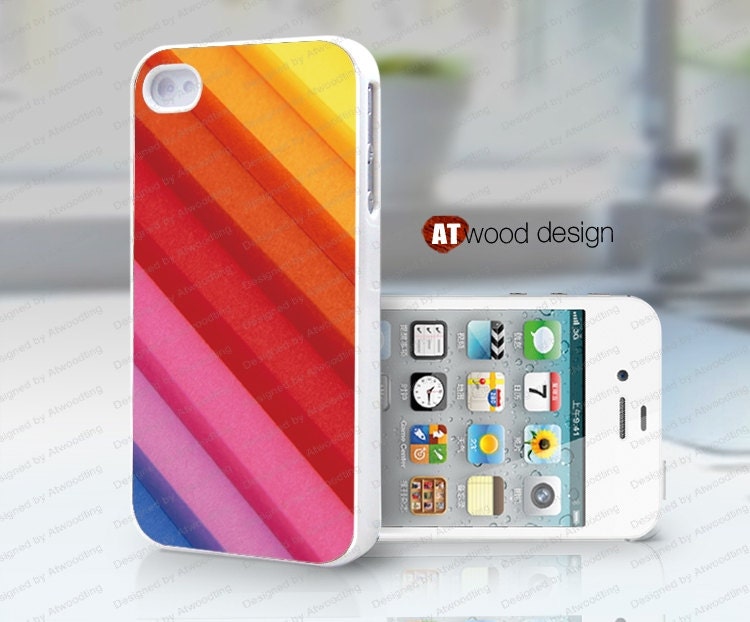 iphone hard case iphone 4s case New Iphone 5 case white iphone case red style colorized apple Logo design printing