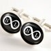 Infinity Groom Cufflinks - wedding day cufflinks for the groom