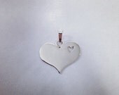 Heart in a heart, pendant