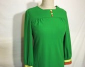 VTG 1960's Green Dres...