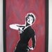 Edith Piaf Large Graffiti Style Painting 35"x51"