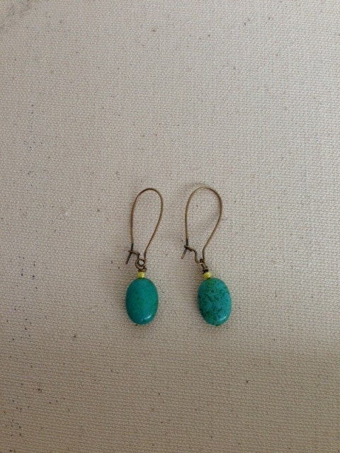 Sky and Sea Teal Earrings