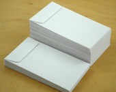 100 White Invitation Envelopes 3 1/8" x 5 1/2"