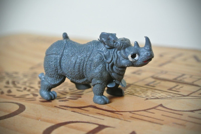 Vintage Rhino Plastic Figure featured image