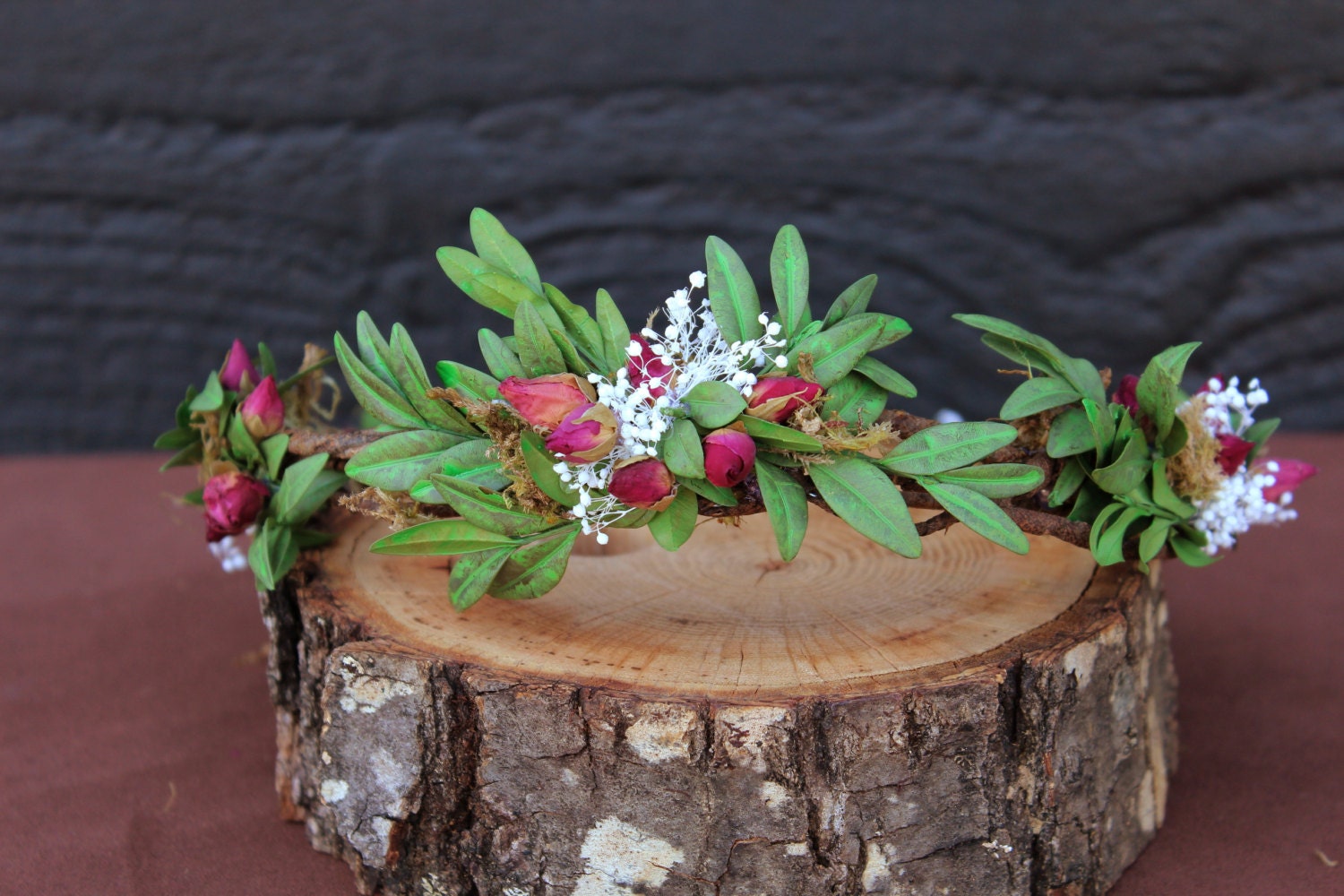 Rustic Wedding Hair Accessory, Woodland Head Piece, Wedding Floral Crown, Wildflower Wedding Hair Accessory, Bridal Hair Crown