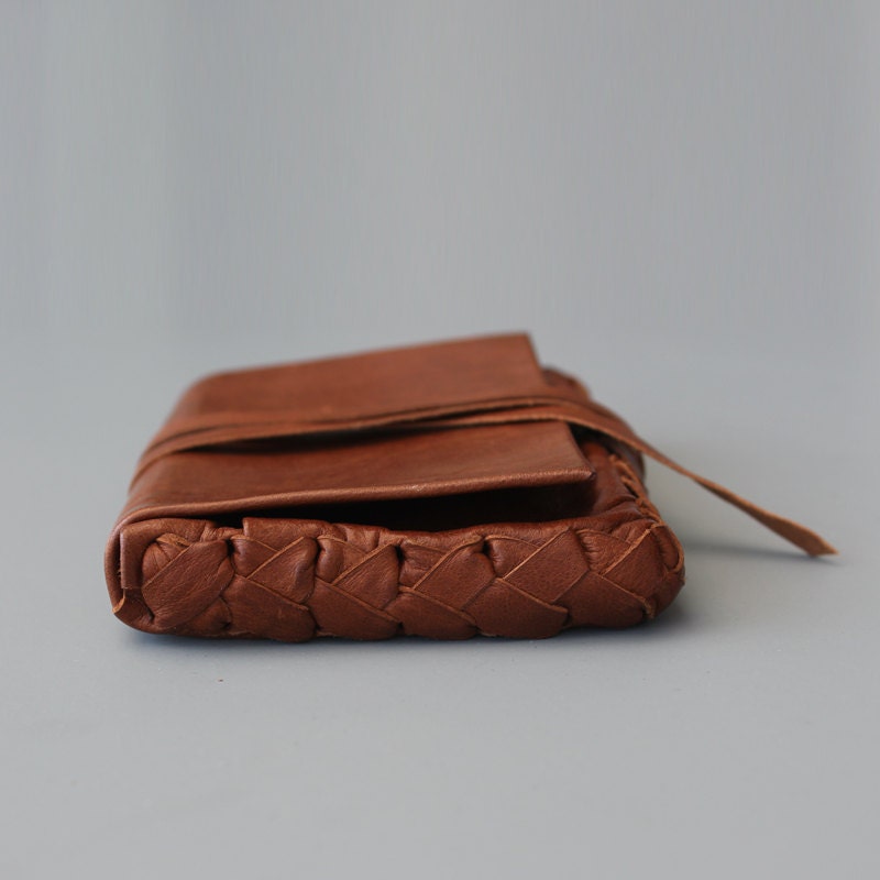 Brown leather wallet