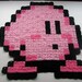 Standing Kirby 8-bit Crochet Blanket
