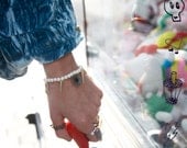 build your own pearl and spike charm bracelet: inspiration collection