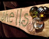 SEASHELLS Carved Driftwood