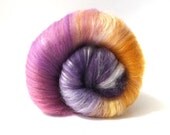 Spinning batts - 100g - 3.5oz - merino wool - tussah silk - THE CROCUS