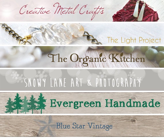 Custom Made Banner & Avatar For Your Shop - Personal Branding