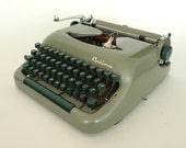 Vintage Optima 88 German Typewriter - Mid Century, Indusrial
