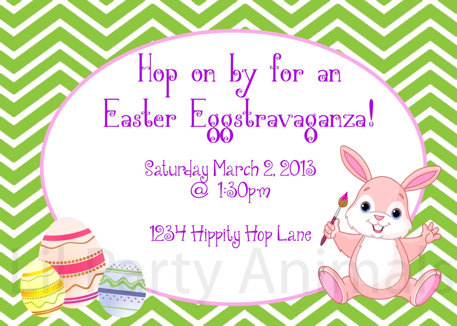 DIY Printable Easter Party Invite Il_170x135