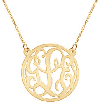 Monogram Necklace Hand Made Custom  Monogram Initials Personalized K Party Gold Tone Jewelry     Pendant   Bracelet   Earrings  Keychains