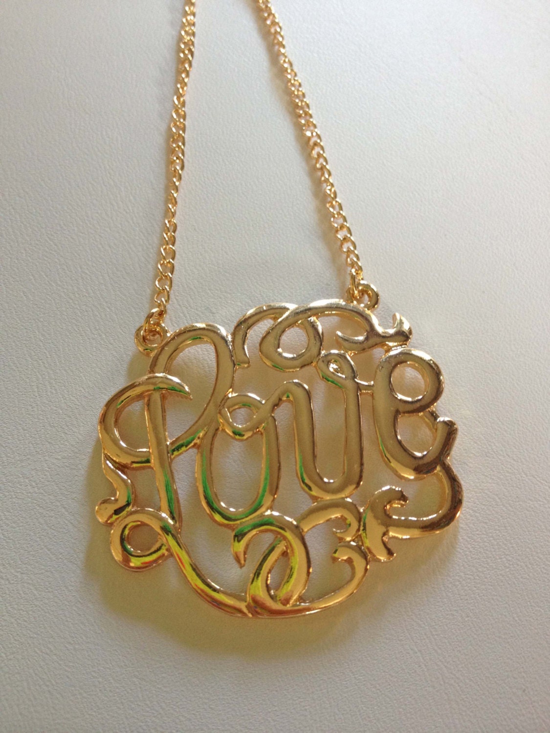AMORE - Monogram "LOVE" Necklace