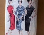Vintage Advance Sewing Pattern No.8620 Misses' Dress Sz 18