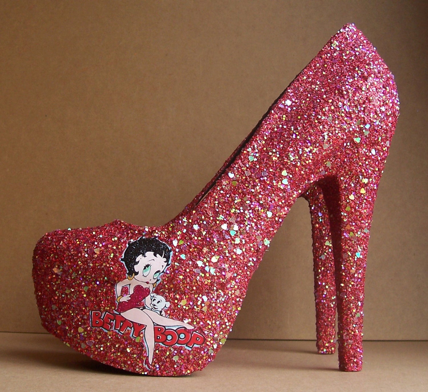 Red Betty Boop High Heels